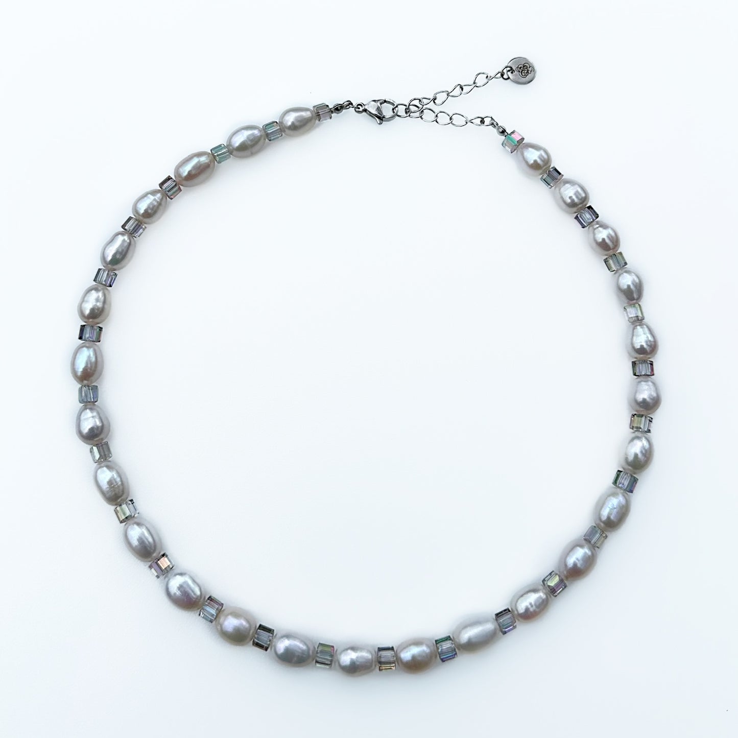 Aurora Choker Pearl and Crystal