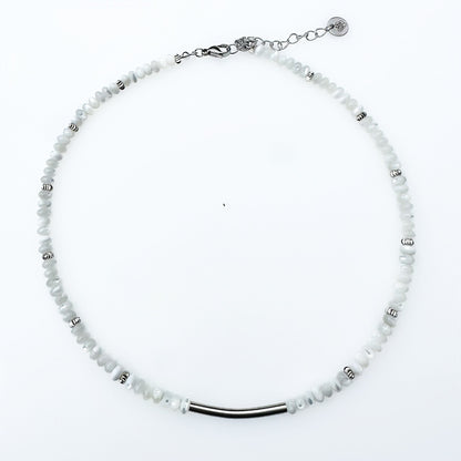 Edita Choker Rhodium Plated