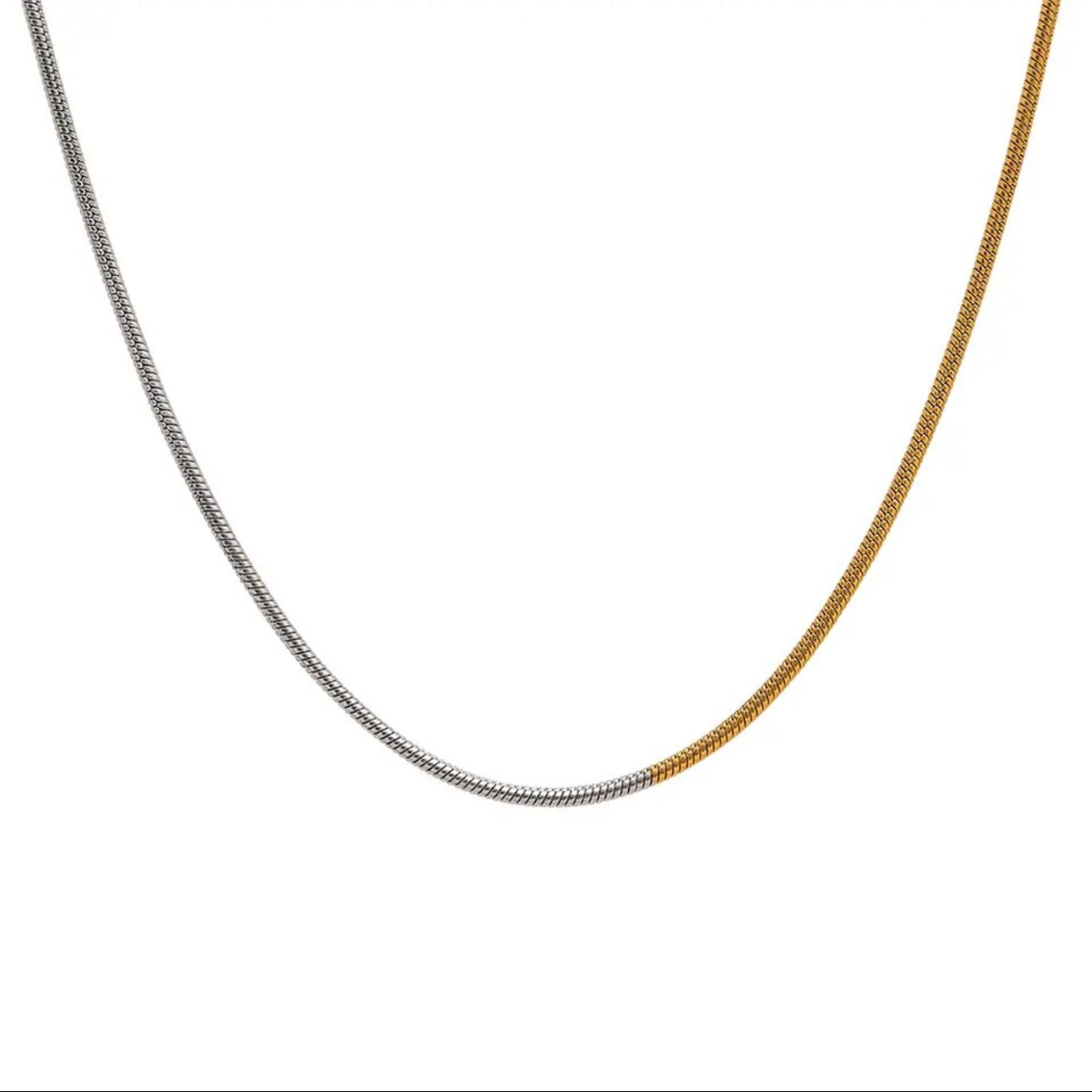 Bicolor Thin Chain