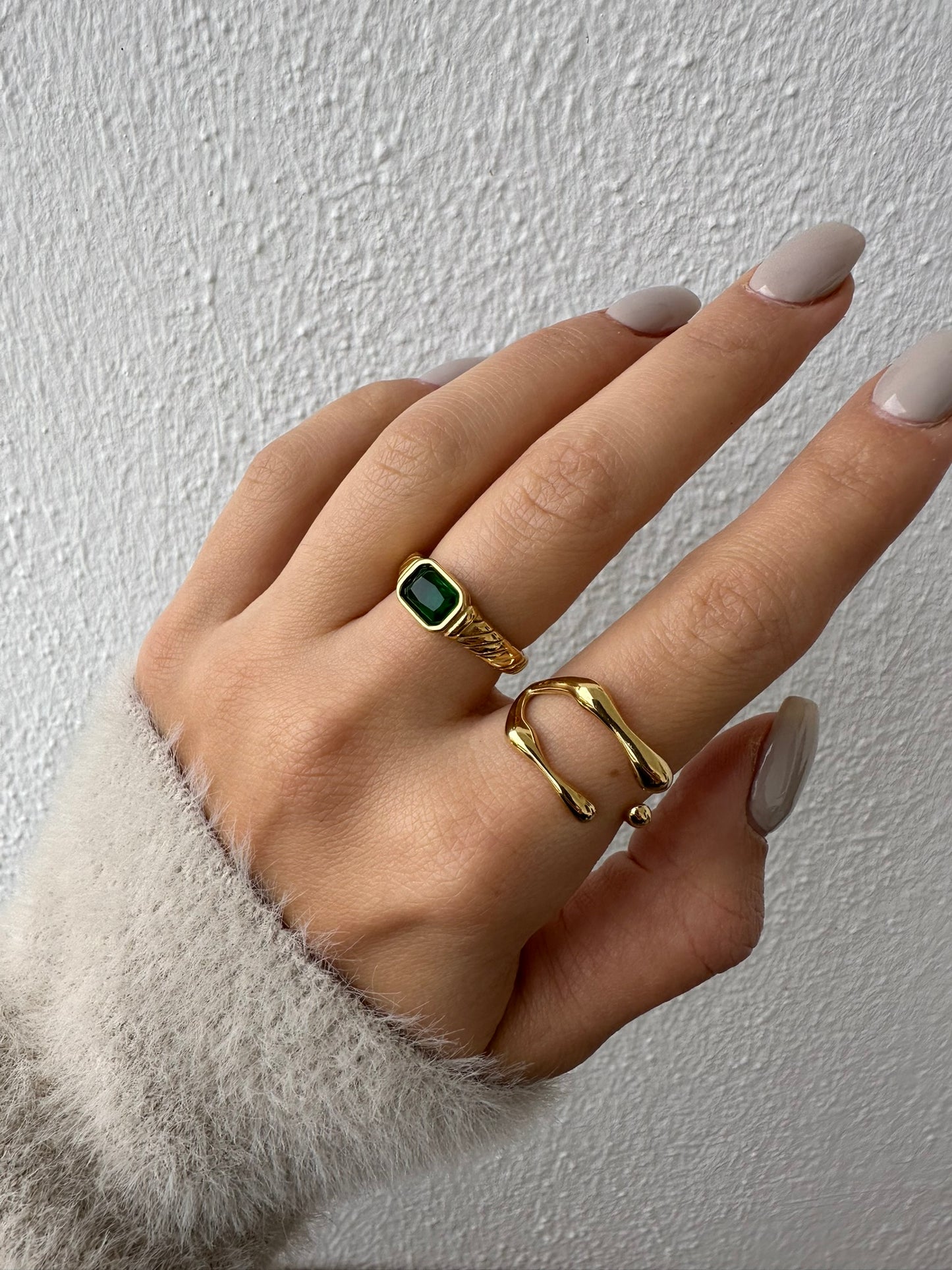 Adjustable Ring 18K Gold Plated