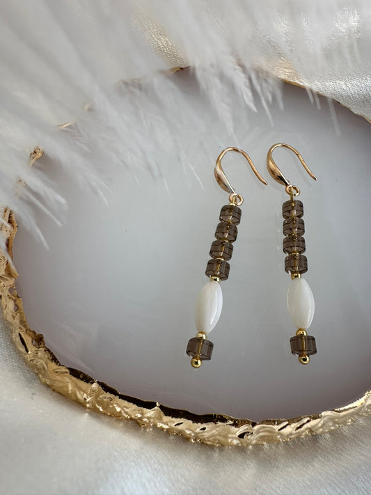 Smoky Quartz Earrings