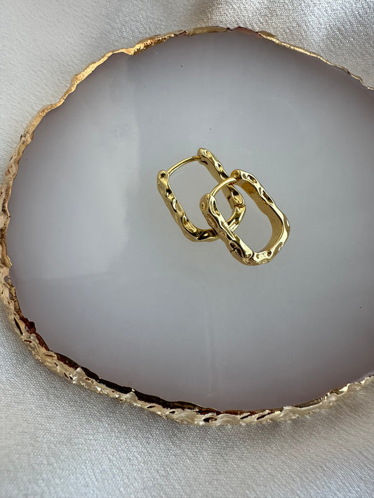 Mira Hoops 18K Gold Plated