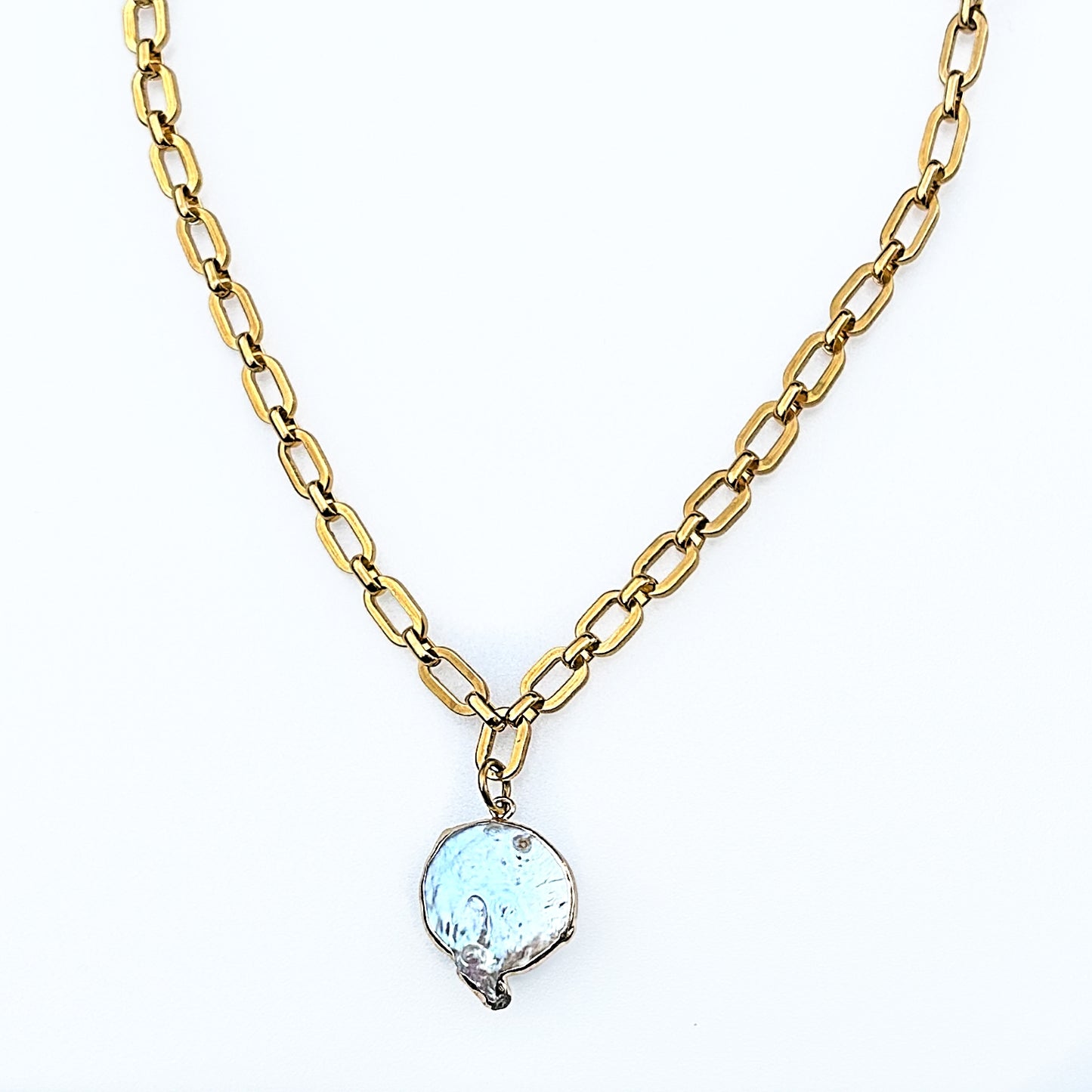 Rita Chain with Pearl Charm