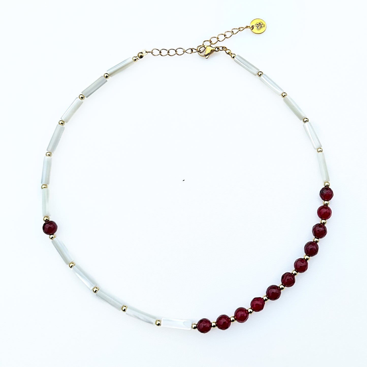 Ruby Jade Choker 18K