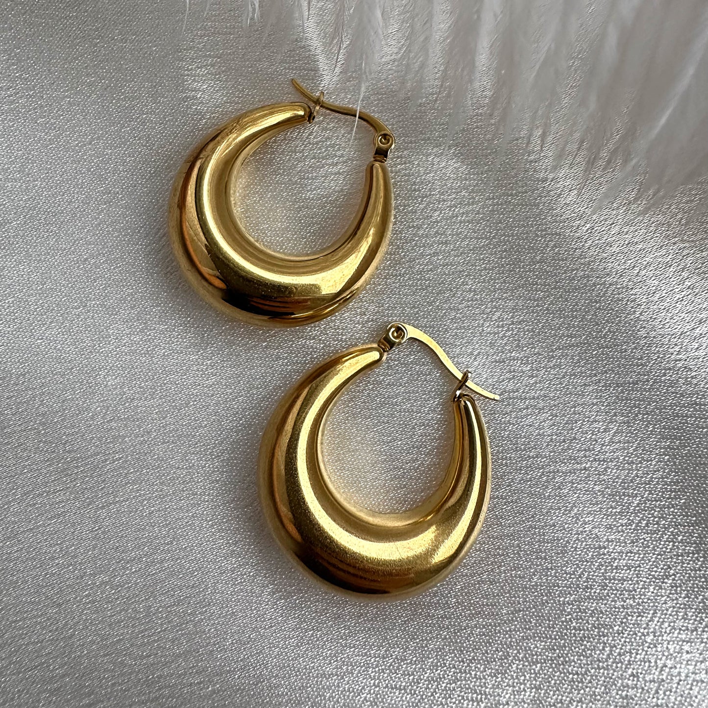 Runa Hoops 18K Gold Plated