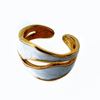 Open Ring Shell 18K Gold Plated